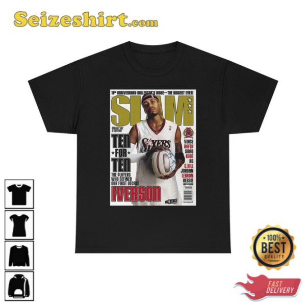 Allen Iverson T-Shirt Gift For Basketball Fan
