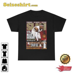 Allen Iverson T-Shirt Slam Magazine Philadelphia 76ers Basketball