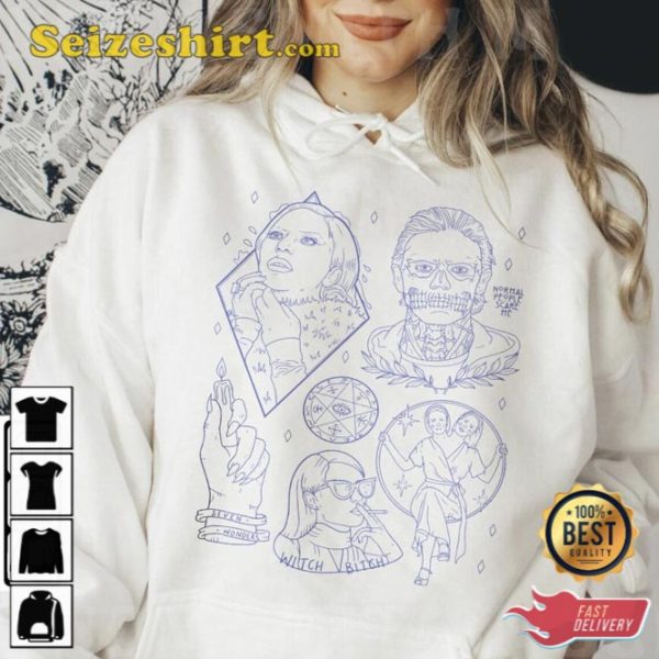 American Horror Story Doodle Art Lyric Album Song Music T-Shirt