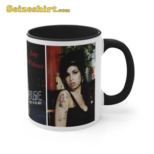 Amy Winehouse Back To Black Accent Coffee Mug Gift For Fan