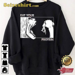 Anime AOT Eat Your Protein Gym T-Shirt