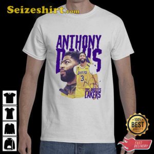 Anthony Davis 3 LA Lakers Team Basketball Player Shirt
