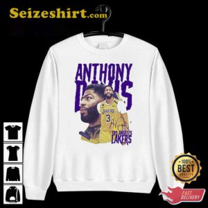Anthony Davis 3 LA Lakers Team Basketball Player Shirt