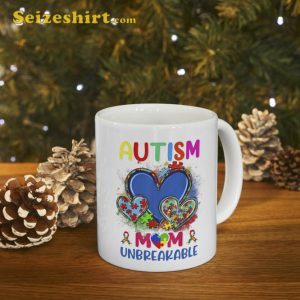 Autistic Autism Awareness Mom Unbreakable Coffee Mug