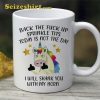 Back the Fuck Up Sprinkle Tits Coffee Mug