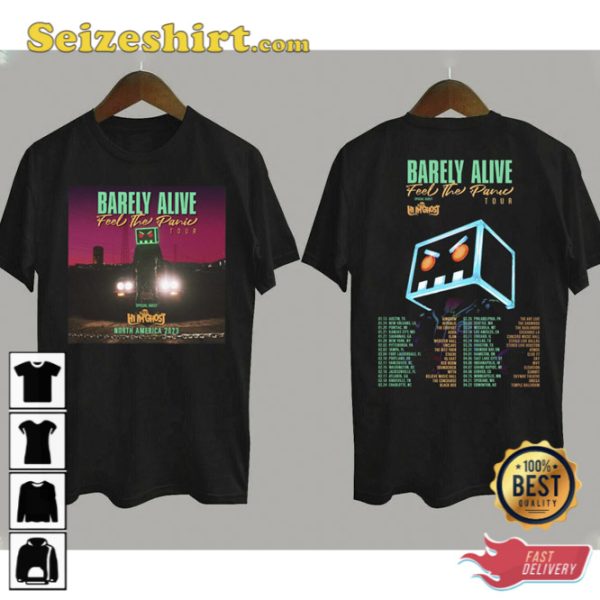 Barely Alive Feel Panic Tour Concert 2023 T-Shirt