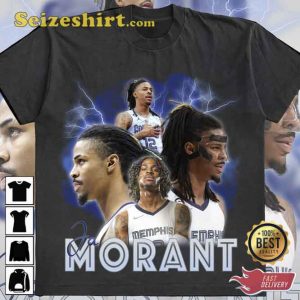 Basketball Ja Morant Shirt Vintage 90s Memphis Shirt