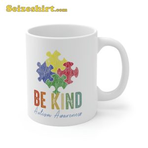 Be Kind Autism Awareness Mom Teacher Mug