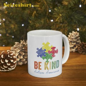 Be Kind Autism Awareness Mom Teacher Mug