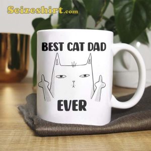 Best Cat Dad Ever Ceramic Coffee Mug