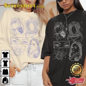 Beyonce Doodle Art Lyric Album Song Music T-Shirt