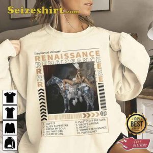 Beyonce Renaissance Album Full Tracklist T-shirt