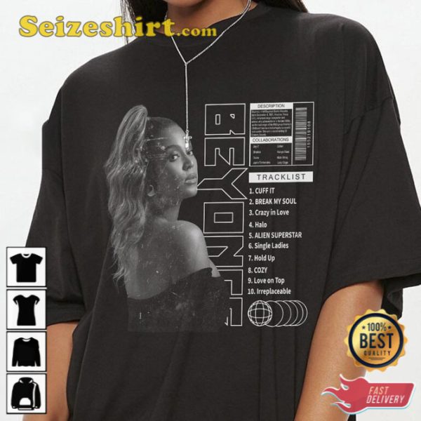 Beyonce Tracklist Song Vintage Unisex Shirt