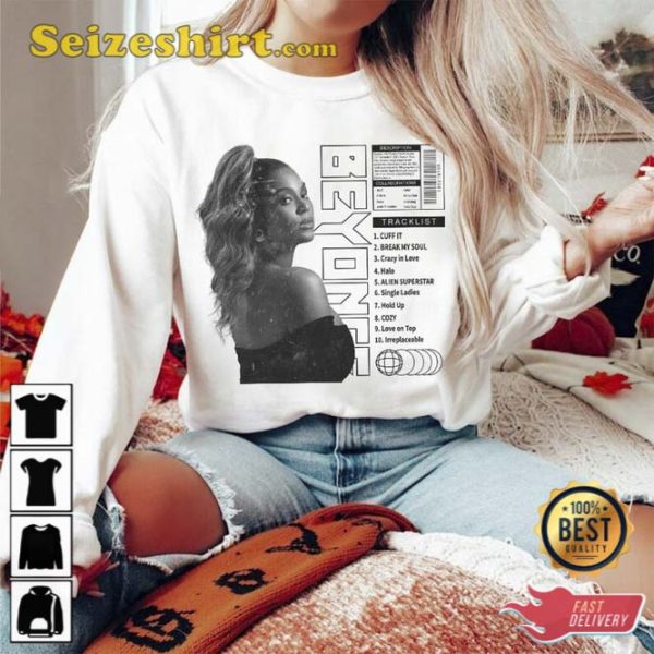 Beyonce Tracklist Song Vintage Unisex Shirt