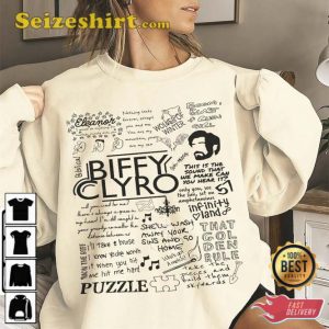 Biffy Clyro Lyric Album Song Music T-Shirt