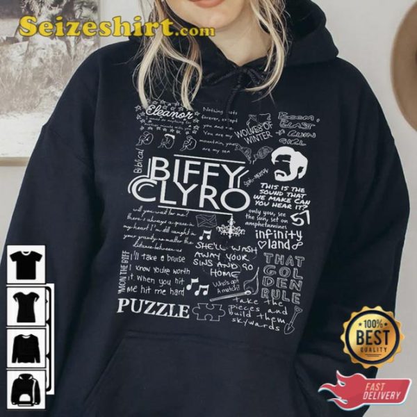 Biffy Clyro Lyric Album Song Music T-Shirt