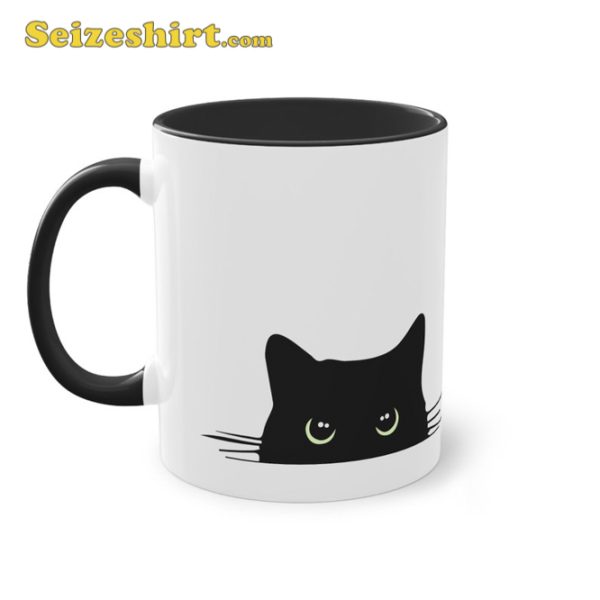 Black Cat Coffee Mug Cat Gifts