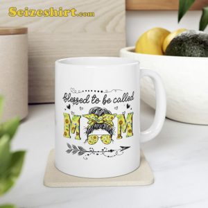 Blessed To Be Called Mom Shirt Floral Mothers Day 2023 Mug