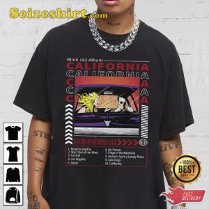 Blink 182 California Tracklist Top Album Billboard Music 2023 Shirt