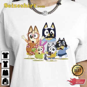 Bluey Family Matching T-Shirt Birthday Girl Party