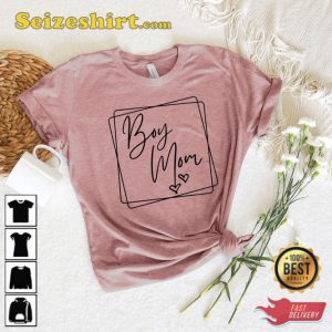Boy Frame Shirt Happy Mothers Day Gift For Mom