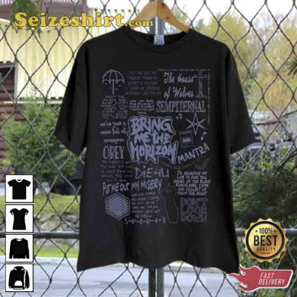 Bring Me The Horizon Lyric Album Song T-Shirt