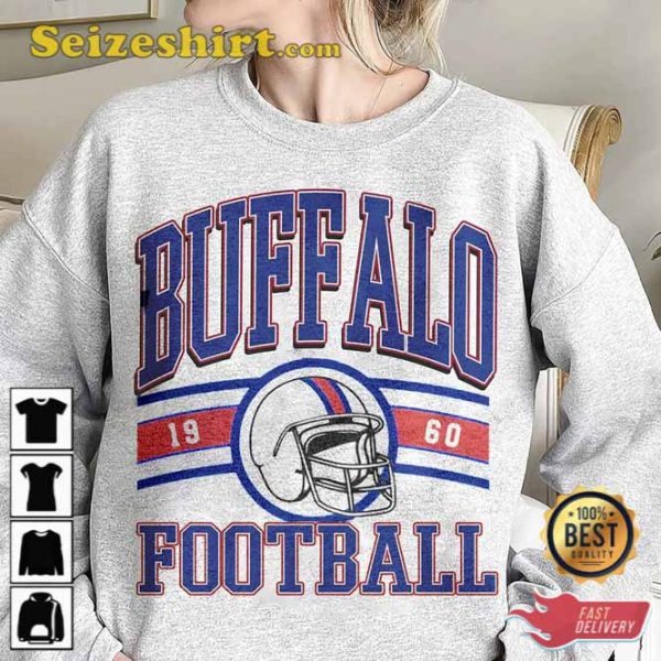 Buffalo Bills 1960 Football Vintage Unisex Crewneck Sweatshirt