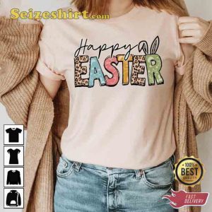 Bunny Peeps Groovy Easter Day Shirt