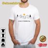 California Mountain Canvas Western Streetwear T-Shirt