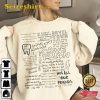 Cave Town Lyric Album Song Music T-Shirt
