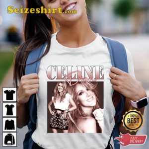 Celine Dion Retro Music Vintage Gift for Fan Unisex T-Shirt