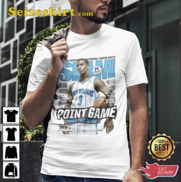 Chris Paul T-Shirt Slam Magazine Charlotte Hornets Basketball