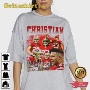 Christian McCaffrey Vintage 90s Football T-Shirt