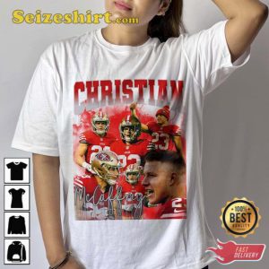 Christian McCaffrey Vintage 90s Football T-Shirt