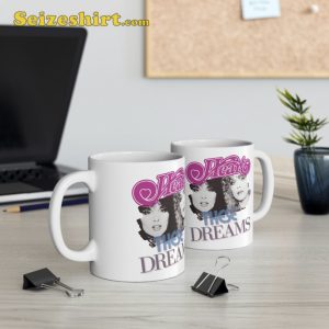 Classic Rock Band Heart Retro 80s Gift Mug