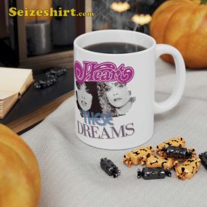 Classic Rock Band Heart Retro 80s Gift Mug