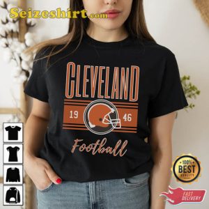Cleveland Football Retro T-Shirt Gift for Fan