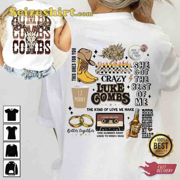 Combs Bullhead Shirt 2 Side Country Music Shirt