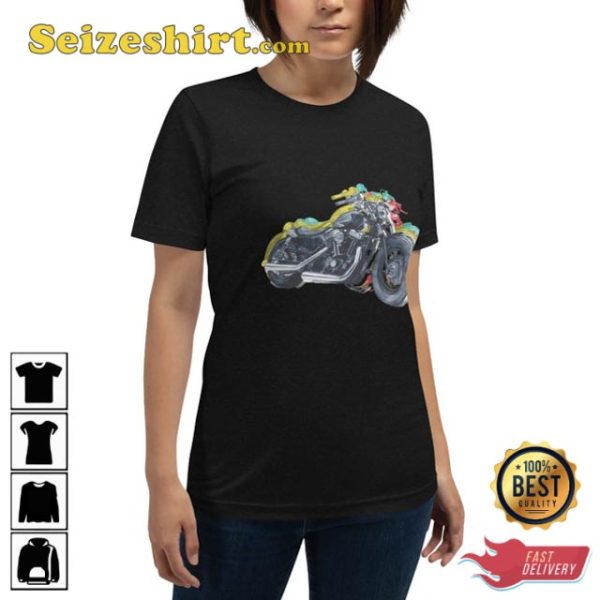Cool Rider Graphic Printed Gift For Bikers Unisex T-shirt