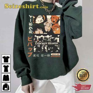Cowboy Bebop Ikigaisekai Comic Unisex Shirt 21