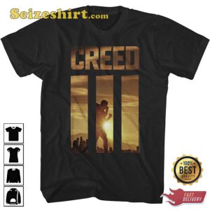 Creed 3 Sunrise Logo Black T-Shirt