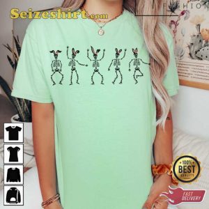 Easter Dancing Skeleton Unisex T-Shirt