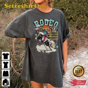 Cute Western Dress Rodeo Queen Graphic Cowboy Country Concert Tee Shirt