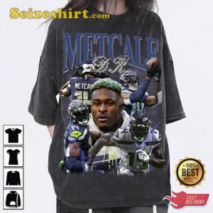 DK Metcalf Vintage Washed T-Shirt Gift for Fan