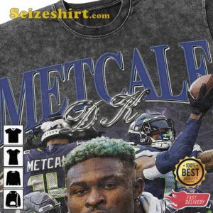 DK Metcalf Vintage Washed T-Shirt Gift for Fan