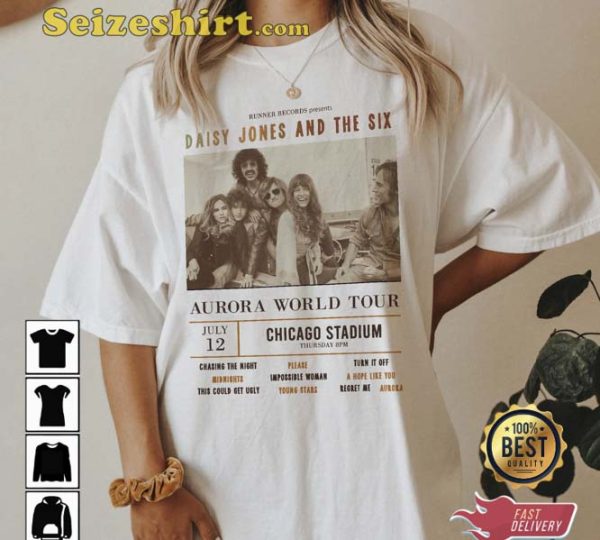 Daisy Jones And The Six Band Concert T Shirt