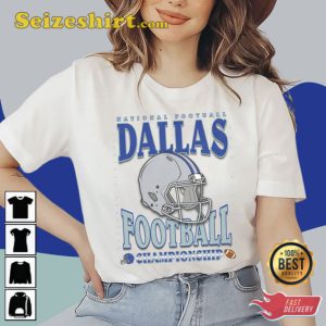 Dallas Football T-Shirt Texas Loner Star State