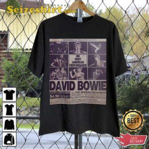 David Bowie Music Rock Concert Vintage Shirt