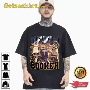 Devin Booker Vintage 90s Basketball Fan Shirt