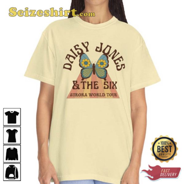 The Six Band Buterfly Tee Shirt